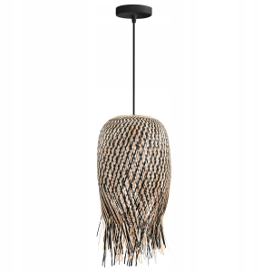 Lampa wisząca APP1327 naturalna bambusowa pleciona boho