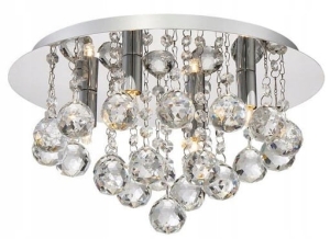 Lampa APP403 sufitowa kryształowa plafon glamour