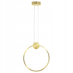 Lampa APP1393 LED złota sufitowa wisząca koło 30