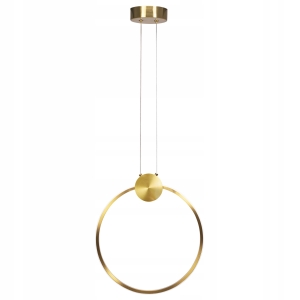 Lampa APP1394 LED złoty mat sufitowa wisząca koło 30