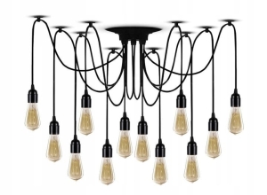 Lampa sufitowa pająk żyrandol JDL-04 12 ramion