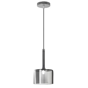 Lampa APP1701 srebrna lustrzana sufitowa szklana 14