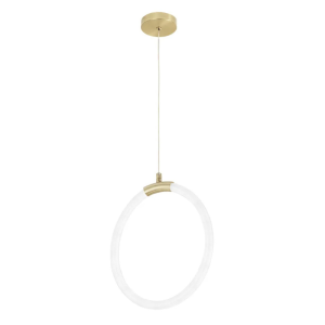 Lampa G020 złota LED wisząca sufitowa