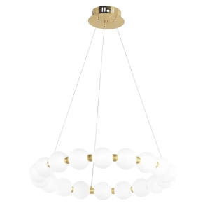Lampa G025 złota LED wisząca sufitowa