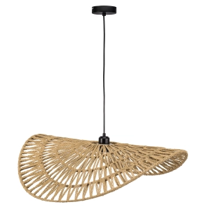 Lampa APP1740 naturalna sufitowa bambusowa boho 80