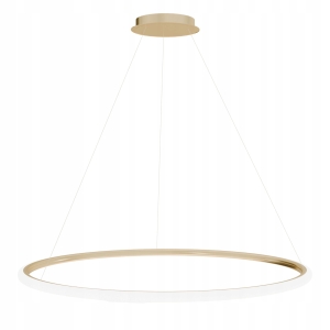 Lampa LHJ003 LED złota sufitowa żyrandol ring koło 100