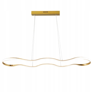 Lampa LHJ028 LED złota sufitowa żyrandol 100 nad stół wyspę