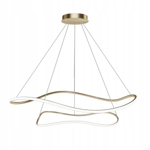 Lampa LHJ017 LED złota sufitowa żyrandol 60 nad stół wyspę