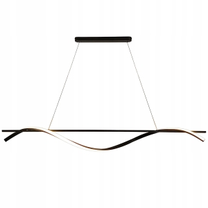 Lampa LHJ019 LED czarna sufitowa żyrandol 120 nad stół wyspę