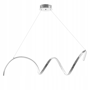 Lampa LHJ025 LED srebrna sufitowa żyrandol 90 nad stół wyspę