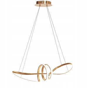 Lampa LHJ036 LED złota sufitowa żyrandol nad stół wyspę 70
