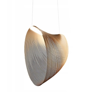 Lampa LHJ054 LED drewniana naturalna sufitowa żyrandol 20