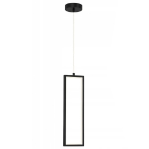 Lampa LHJ083 LED czarna sufitowa wisząca nowoczesna