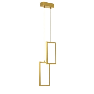 Lampa LHJ086 LED złota sufitowa wisząca nowoczesna