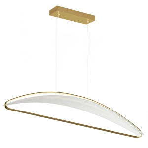 Lampa G124 LED złota sufitowa żyrandol 100 nad stół wyspę