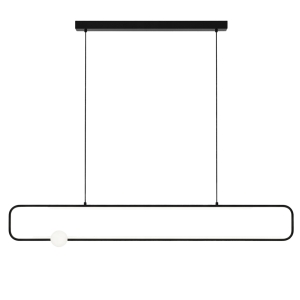 Lampa G123 LED czarna sufitowa żyrandol 110 nad stół wyspę