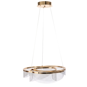 Lampa G138 LED złota sufitowa żyrandol nad stół 48
