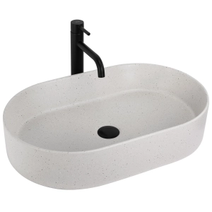 Umywalka NADIA 60 SANDY beżowy mat ceramiczna Rea