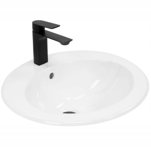 Umywalka DALIA biała ceramiczna wpuszczana w blat Rea