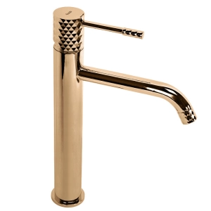 Bateria LUNGO DIAMOND miedziana umywalkowa wysoka Rea