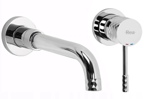 Bateria LUNGO DIAMOND chrom umywalkowa podtynkowa Rea